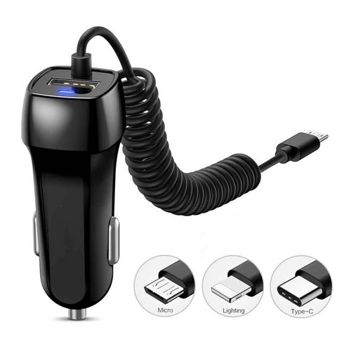 USB Car Charger  3 type charge