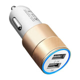 Car Charger 2.1A and 1A ports