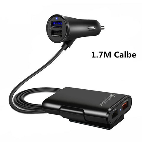 Car Charger 2.4A+3.1A 4 USB Port